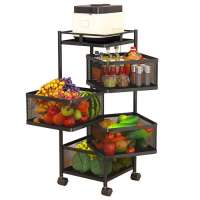 4 Layer Square Shape Kitchen Rack -K12. Code: P0449