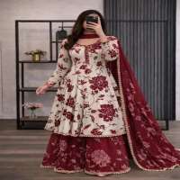 Garara Three Piece     Code: P0497 (D)